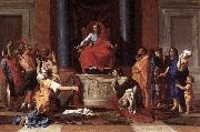 Nicolas Poussin Judgment of Solomon oil painting